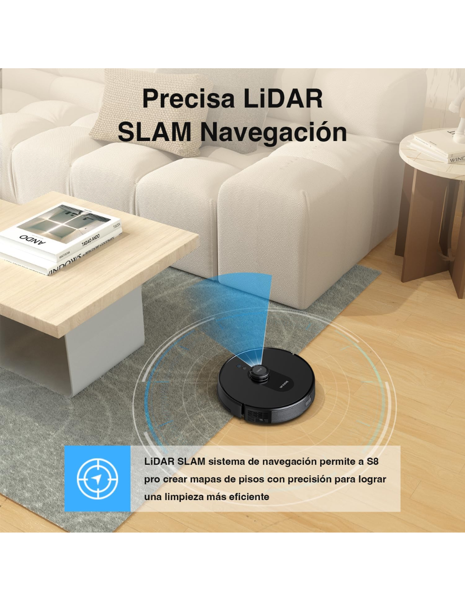 Robot Aspiradora Inteligente S8 Pro | Aspira y Trapea