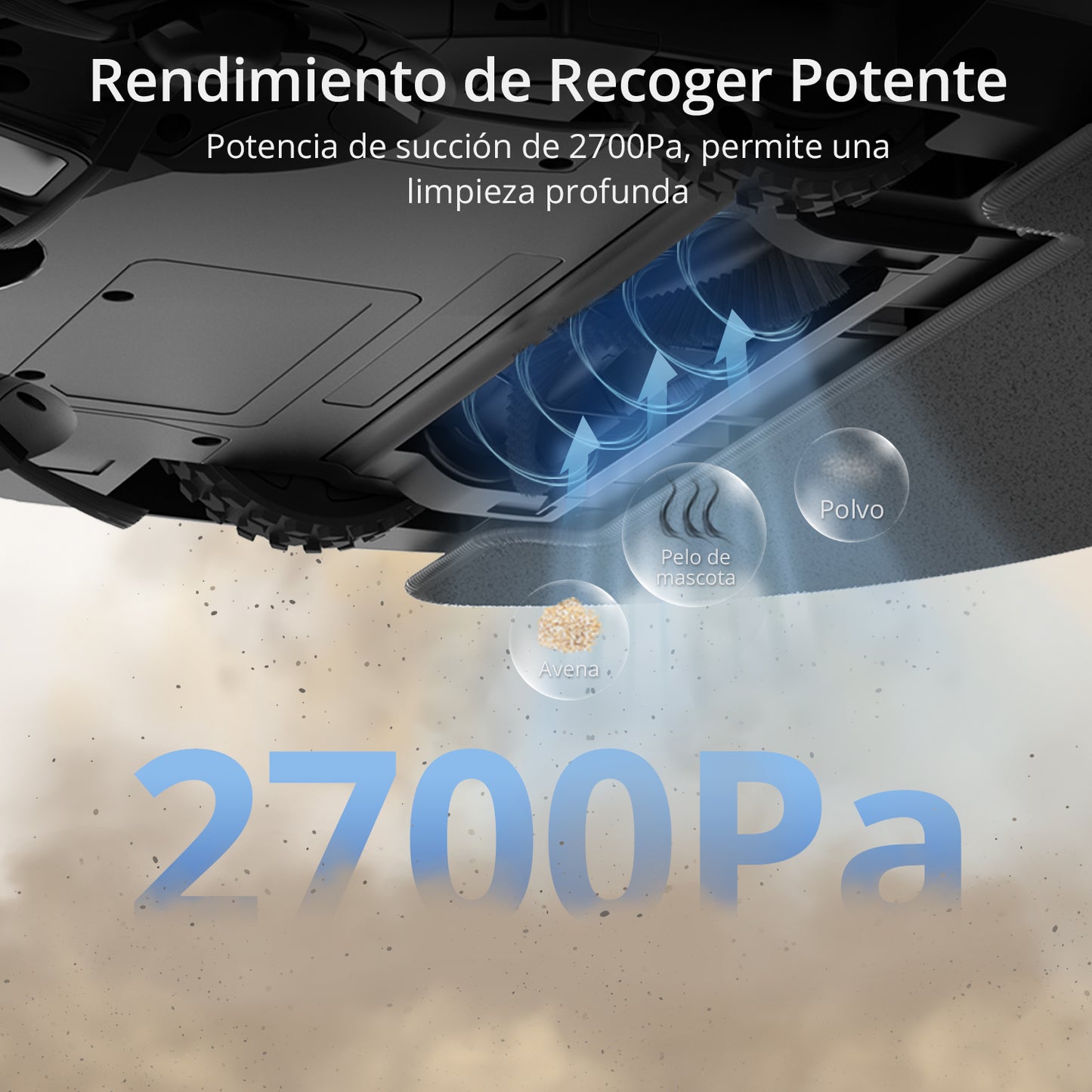 Robot Aspiradora Inteligente P7 | Aspira y Trapea con Autocarga