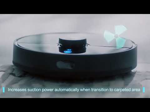 Robot Aspiradora Inteligente S10 Barre, Trapea y Autocarga- Alexa y Google  360 Smart Life S10